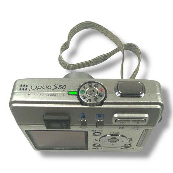 PENTAX Pentax Optio S50 5.0MP Digital Camera - Silver TESTED & WORKS - Picture 5 of 6